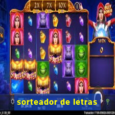 sorteador de letras